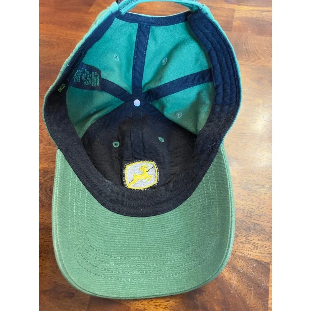 John Deere Youth Green Logo Baseball Cap Adjustable Farm‎ Tractor Hat